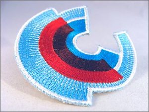 Embroiderie badges met vorm